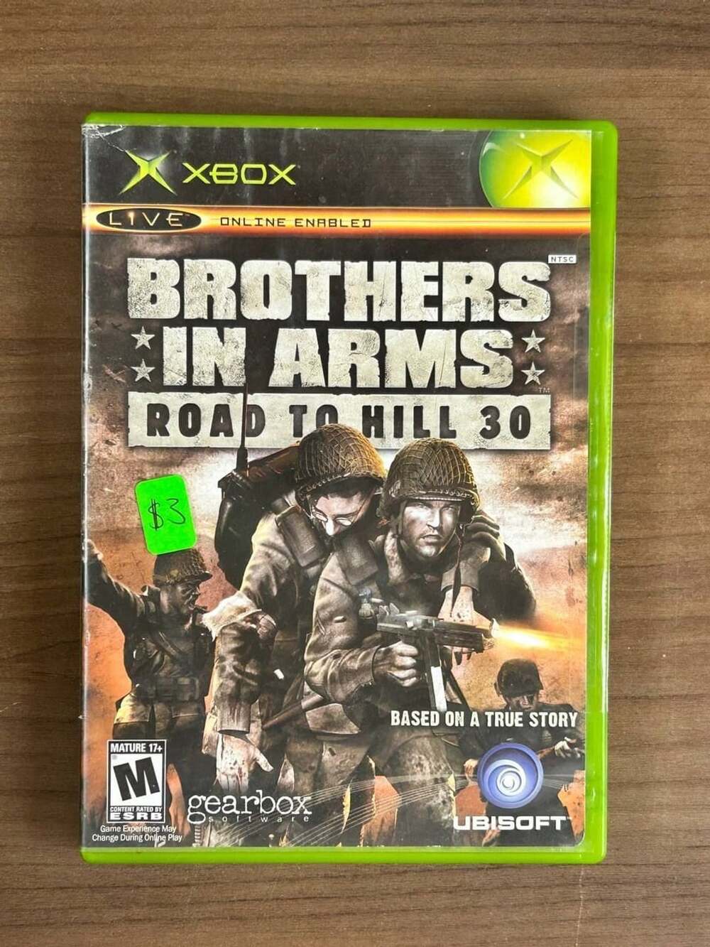Brothers in Arms Road to Hill 30 Original Xbox 2005 Complete w/ Manual